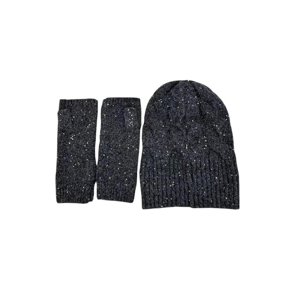 TWRHLL by Christie Brinkley Women's Cold Weather Set Black